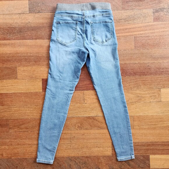 No Boundaries Juniors Light Wash Pull On Skinny Jeans Size Small (3-5) - Picture 11 of 13